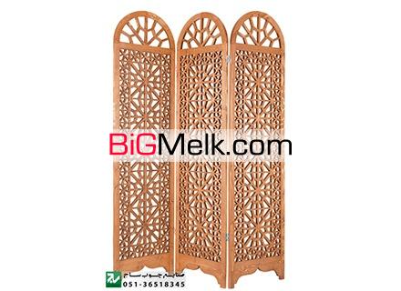 پارتیشن،کتابخانه،میز صندلی نماز چوبی سنتی گره چینی مشبک