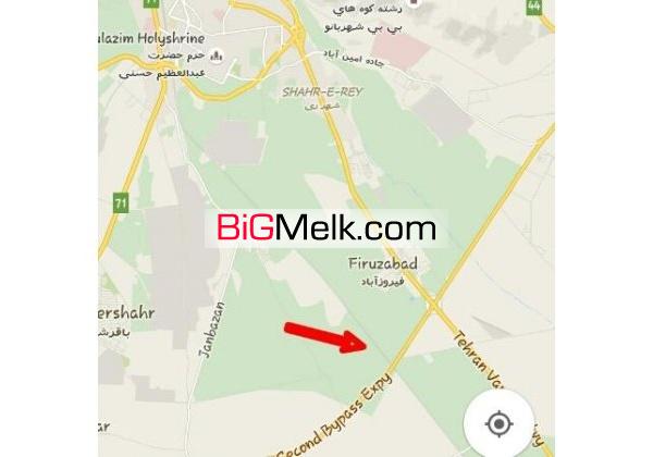مزرعه 8000 متری شهر ری با موتور آب اختصاصی | تهران