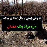 فروش 10000 متر زمین و باغ محصور دره مراد بیگ همدان